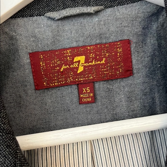 7 for All Mankind Double-Breasted Blazer - Picture 6 of 10